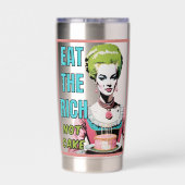 Eat The Rich, Not Cake 保温保冷タンブラー (背面)