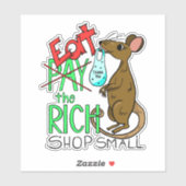 Eat the Rich - Shop Small シール (シート)
