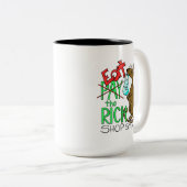 Eat the Rich - Shop Small ツートーンマグカップ (正面右)