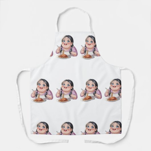 Eat today fasting tomorrow  エプロン (正面)