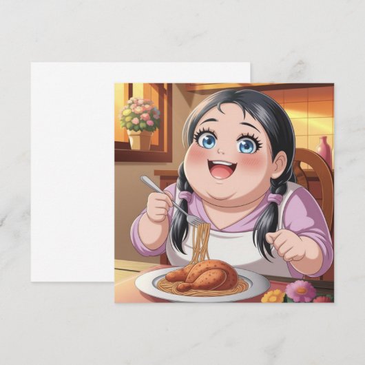 Eat today fasting tomorrow  セーブザデート (正面/裏面)