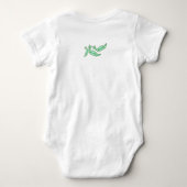 Eat Your Peas Baby Romper ベビーボディスーツ (裏面)