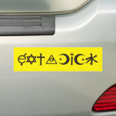 EatADick バンパーステッカー (車上)