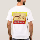 EatAnimals.comの秋のロゴHenley Tシャツ (裏面)