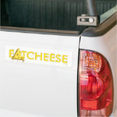 eatcheese バンパーステッカー (トラック上)