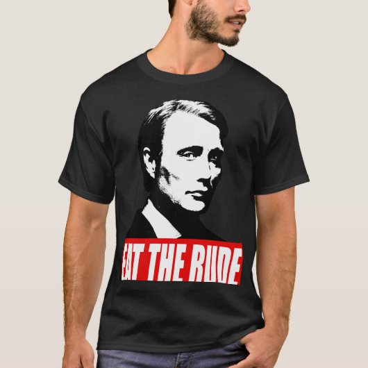 EATHE RUDE Hannibal Dark Background Tシャツ (正面)