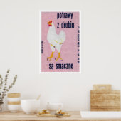 Eating Chicken is Delicious - Matchbox Print ポスター (キッチン)