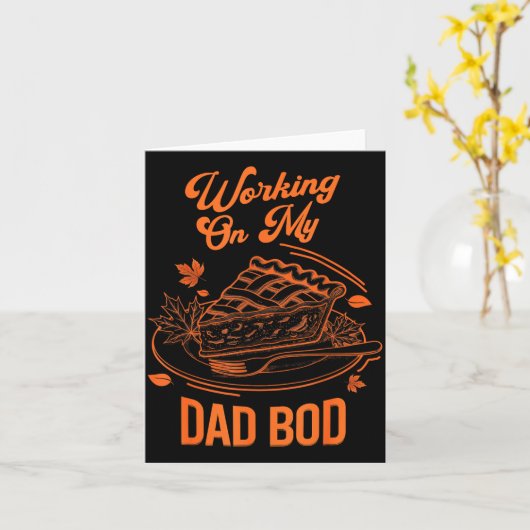 Eating For Two Thanksgiving Couples Pregnancy Anno カード (黄色い花)