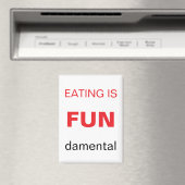 Eating is Fundamental refrigerator magnet マグネット (インサイチュ (食洗機))