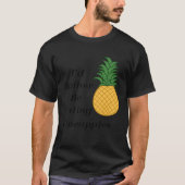 Eating Pineapples Cute Fruit  Tropical Fruits Tシャツ (正面)