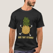 Eating Pineapples Saying Tropical Fruits Tシャツ (正面)