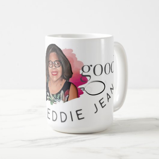 Eaton GoodとFreddie Jean – 大きなコーヒーマグ コーヒーマグカップ (正面右)