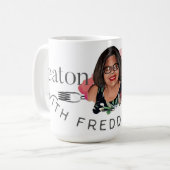 Eaton GoodとFreddie Jean – 大きなコーヒーマグ コーヒーマグカップ (正面左)