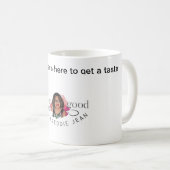 Eaton with Freddie Jean – ホワイトコーヒーマグ コーヒーマグカップ (正面右)