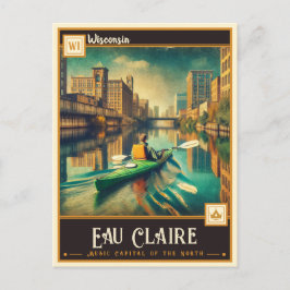Eau Claire, Wisconsin | ヴィンテージ ポストカード