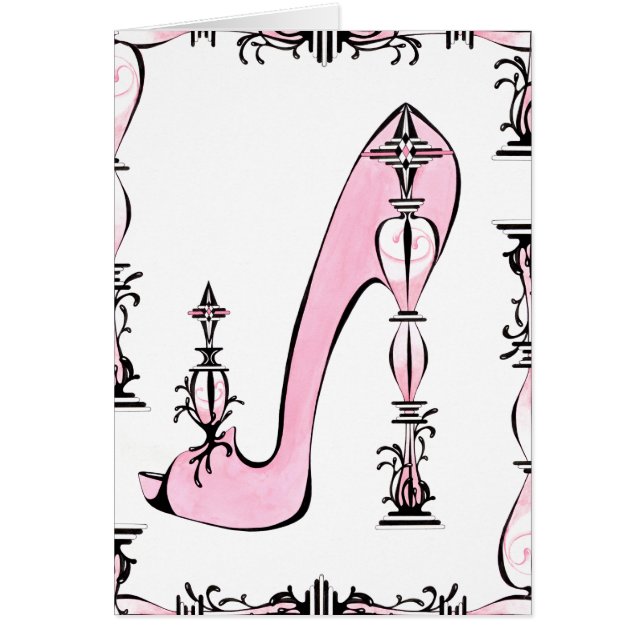 Eau deのアールデコカード (正面)