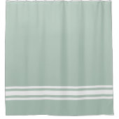 Eau de Nil Bathの装飾 シャワーカーテン (正面)