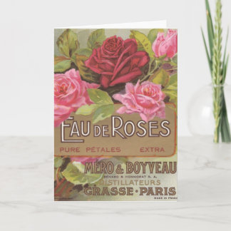 Eau de Rosesの挨拶状 カード