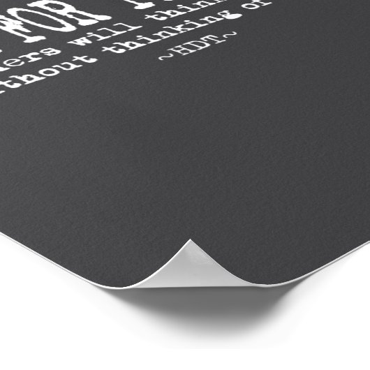 Eau Quote Motivation Insrational - Think For Yours ポスター (角)