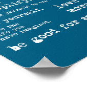 Eau Quote Motivational Insrational - Go Confidentl ポスター (角)