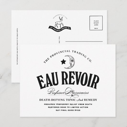 Eau Revoir – ポストカード (正面/裏面)