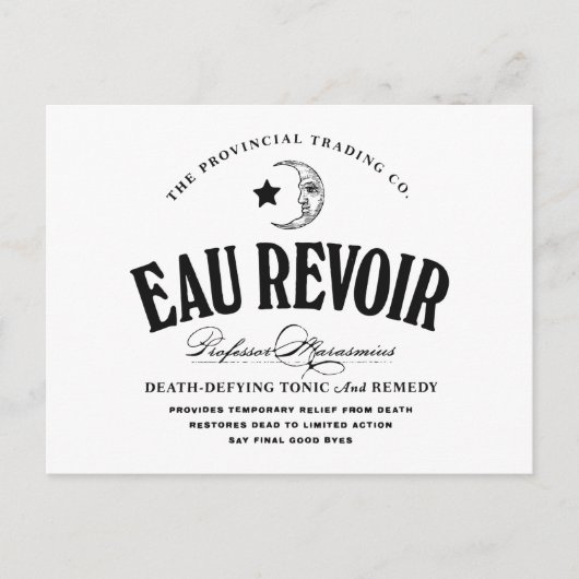 Eau Revoir – ポストカード (正面)