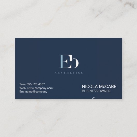 EB美学 名刺 (正面)