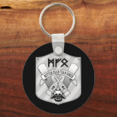 EB – メタルシールドキーリング キーホルダー (正面)