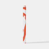 EbbとFlow 4 （オレンジと白） iPhoneケース (右側面)