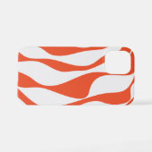 EbbとFlow 4 （オレンジと白） iPhoneケース (裏面横)