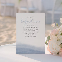 Ebb潮沿岸の水の色ベビーシャワー