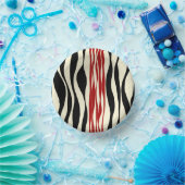 Ebb and Flow – レッド&クリーム ペーパーボウル (パーティー)