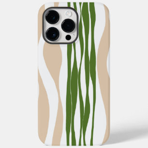 Ebb and Flow – 白、砂、パームグリーン Case-Mate iPhone 14 Pro Maxケース