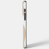 Ebb and Flow – 白、砂、パームグリーン Case-Mate iPhoneケース (裏面 / 左)