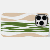 Ebb and Flow – 白、砂、パームグリーン Case-Mate iPhoneケース (裏面 (横))