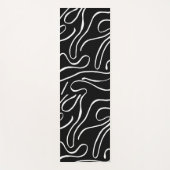 Ebb and Flow 2 – 白セット上の黒 ヨガマット (正面)