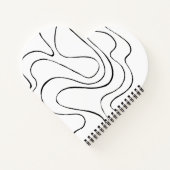 Ebb and Flow 2 – 白黒 ノートブック (裏面)