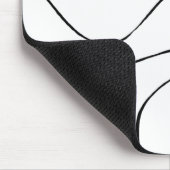 Ebb and Flow 2 – 白黒 マウスパッド (コーナー)