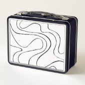 Ebb and Flow 2 – 白黒 メタルランチボックス (裏面)