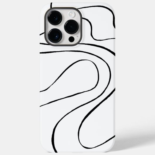 Ebb and Flow 2 – 白黒 Case-Mate iPhoneケース (裏面)