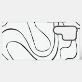 Ebb and Flow 2 – 白黒 Samsung Galaxyケース (裏面横)