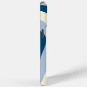 Ebb and Flow 4 – ダークブルー、ライトブルー、クリーム Case-Mate iPhoneケース (裏面 / 右)