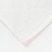 Ebb and Flow 4 – パステルピンク、黄、紫 フリースブランケット (角)