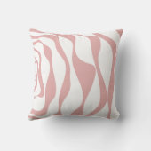 Ebb and Flow 4 – ピンクと白 クッション (裏面)