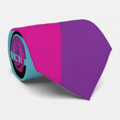 Ebb and Flow 4 – ピンク、紫、青、黒 ネクタイ (ロール)
