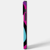 Ebb and Flow 4 – ピンク、紫、青、黒 Case-Mate iPhoneケース (裏面 / 左)