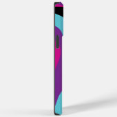 Ebb and Flow 4 – ピンク、紫、青、黒 Case-Mate iPhoneケース (裏面 / 右)