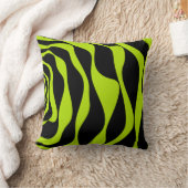 Ebb and Flow 4 – ライムグリーン クッション (ブランケット)