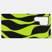 Ebb and Flow 4 – ライムグリーン Samsung Galaxyケース (裏面横)