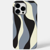 Ebb and Flow 4 in Black, Gray, and Cream Case-Mate iPhoneケース (裏面)